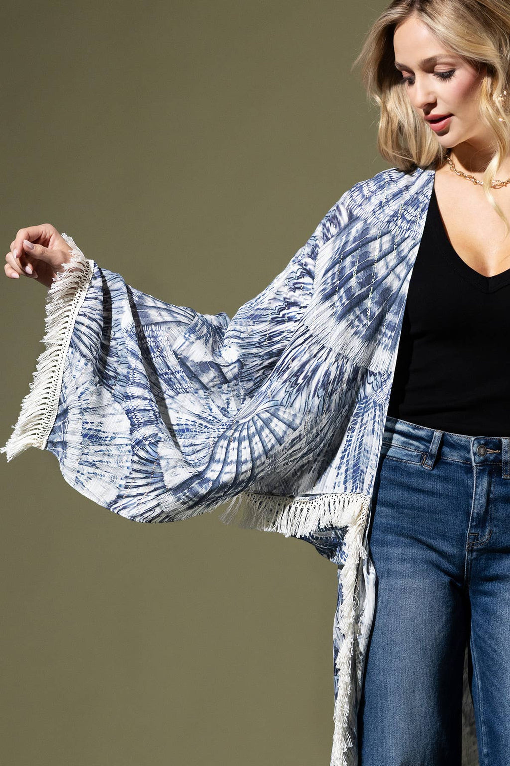 Indigo Hand Kimono